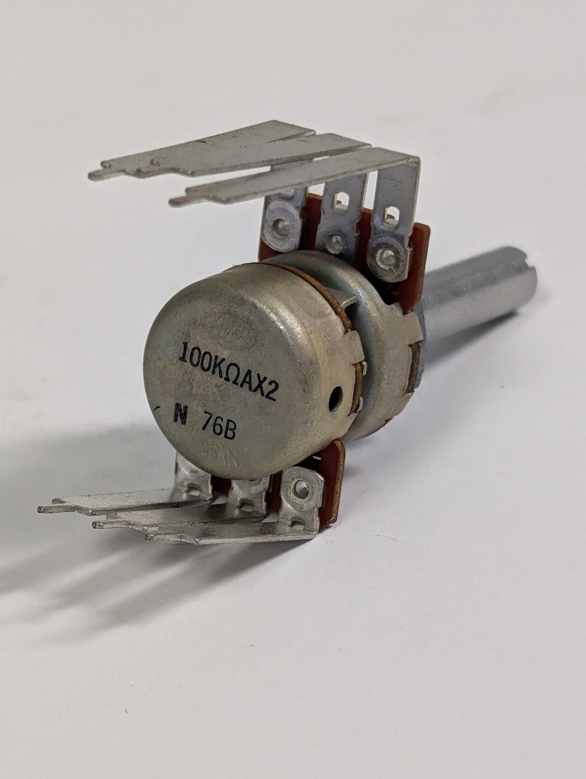 ALPS DUAL 100K OHM AUDIO TAPER POTENTIOMETER
