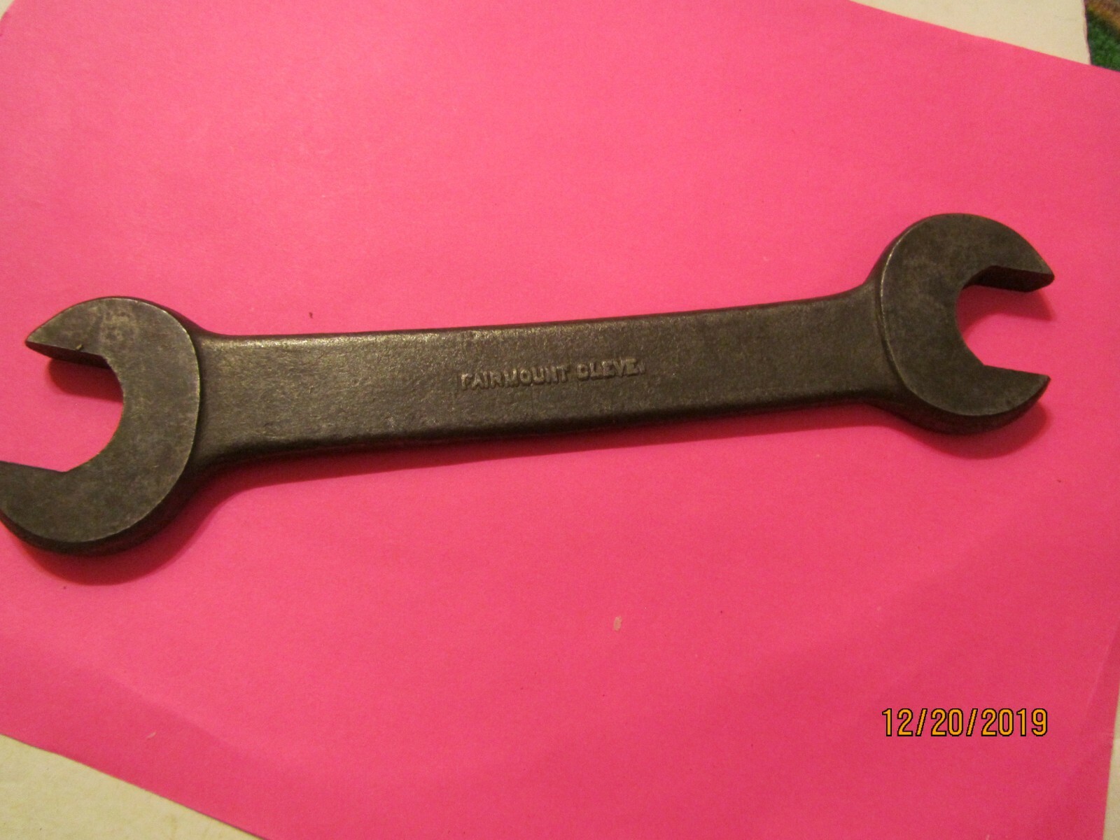 Vintage Fairmount Cleveland, Ohio 15/16" & 7/8" Open End Wrench USA
