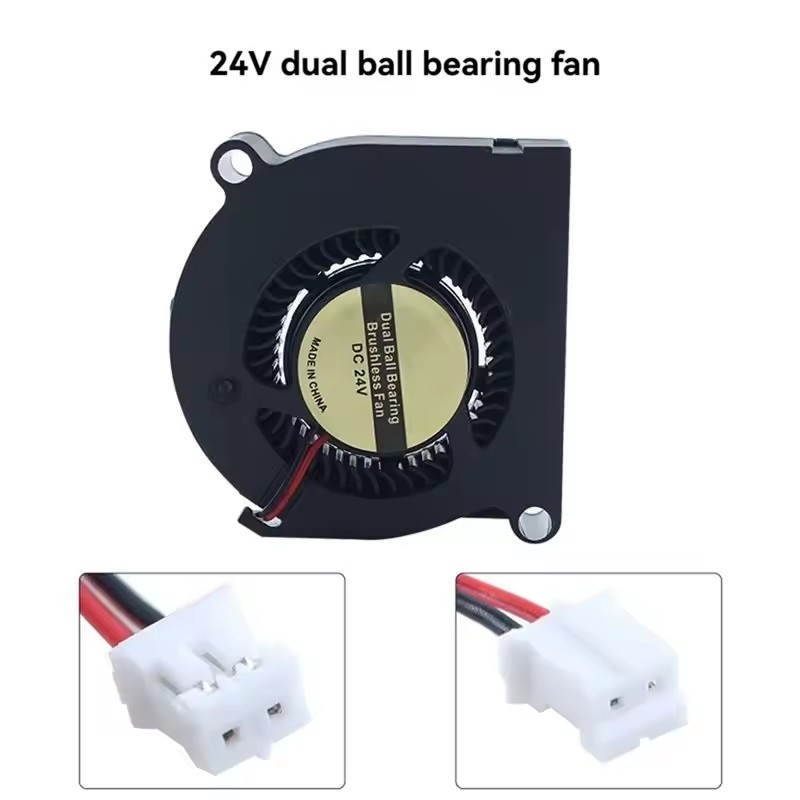 24V Dual Ball Bearing Model Extruder Cooling Fan For Anycubic Kobra 3