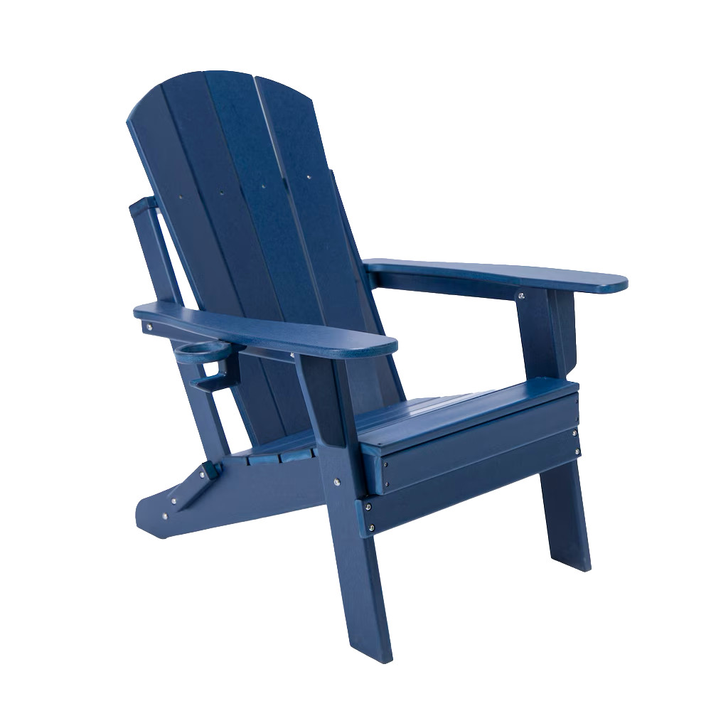 Drip Depot Folding Adirondack Chair with Cupholder
