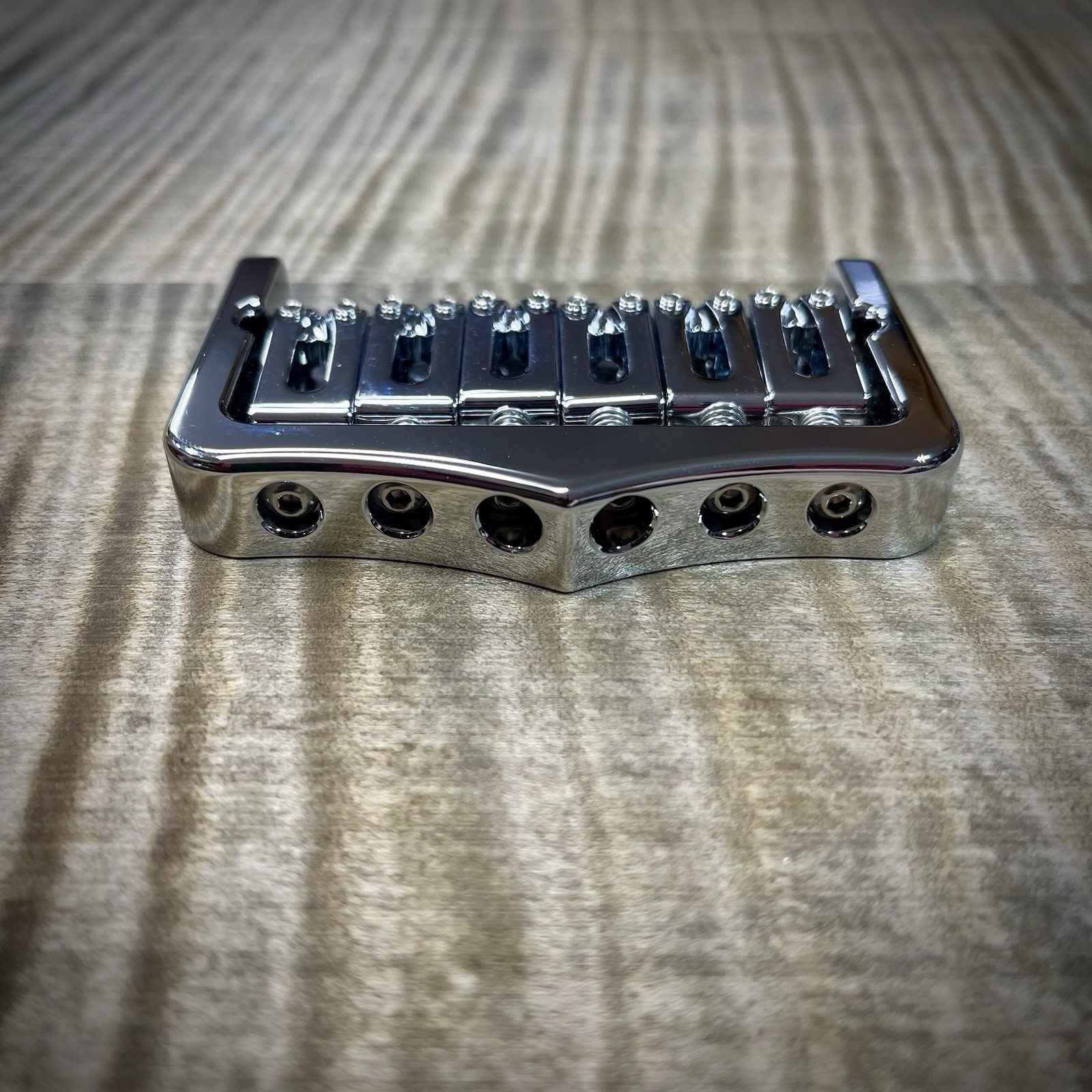 Chroma Guitars 6 Saddle TL Tele Half-Bridge - Chrome (BLEM)
