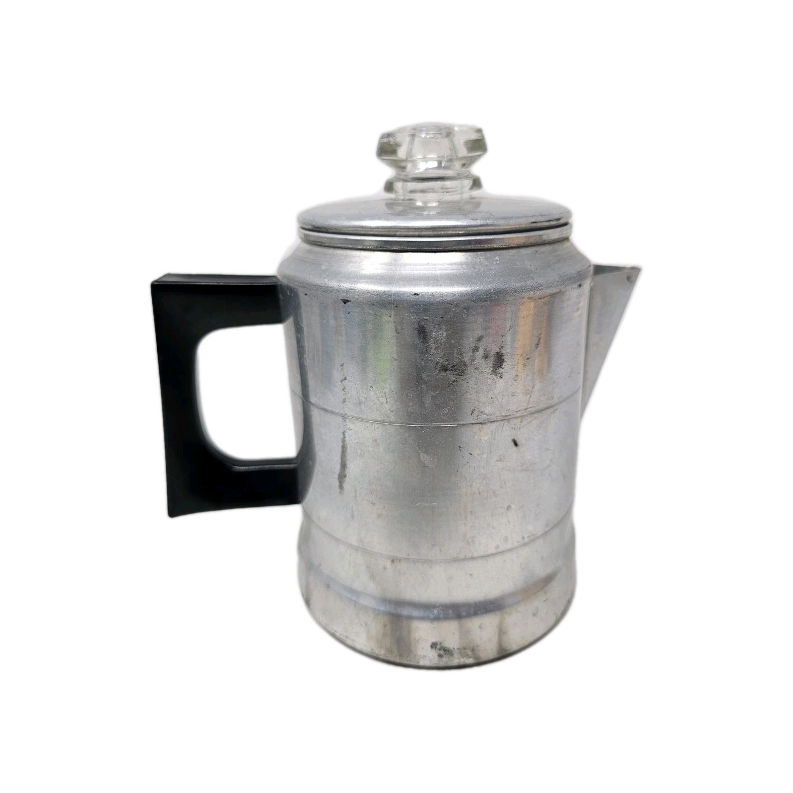 Vintage Comet Aluminum 2 Cup Small Percolator Coffee Pot -  USA Made -