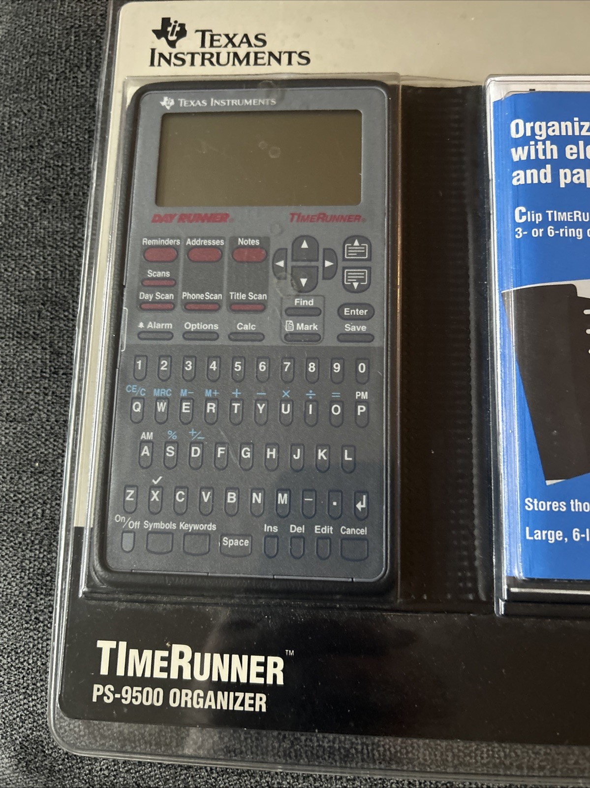 Texas Instruments Time Runner PS-9500 Electronic Personal Organizer New Sealed