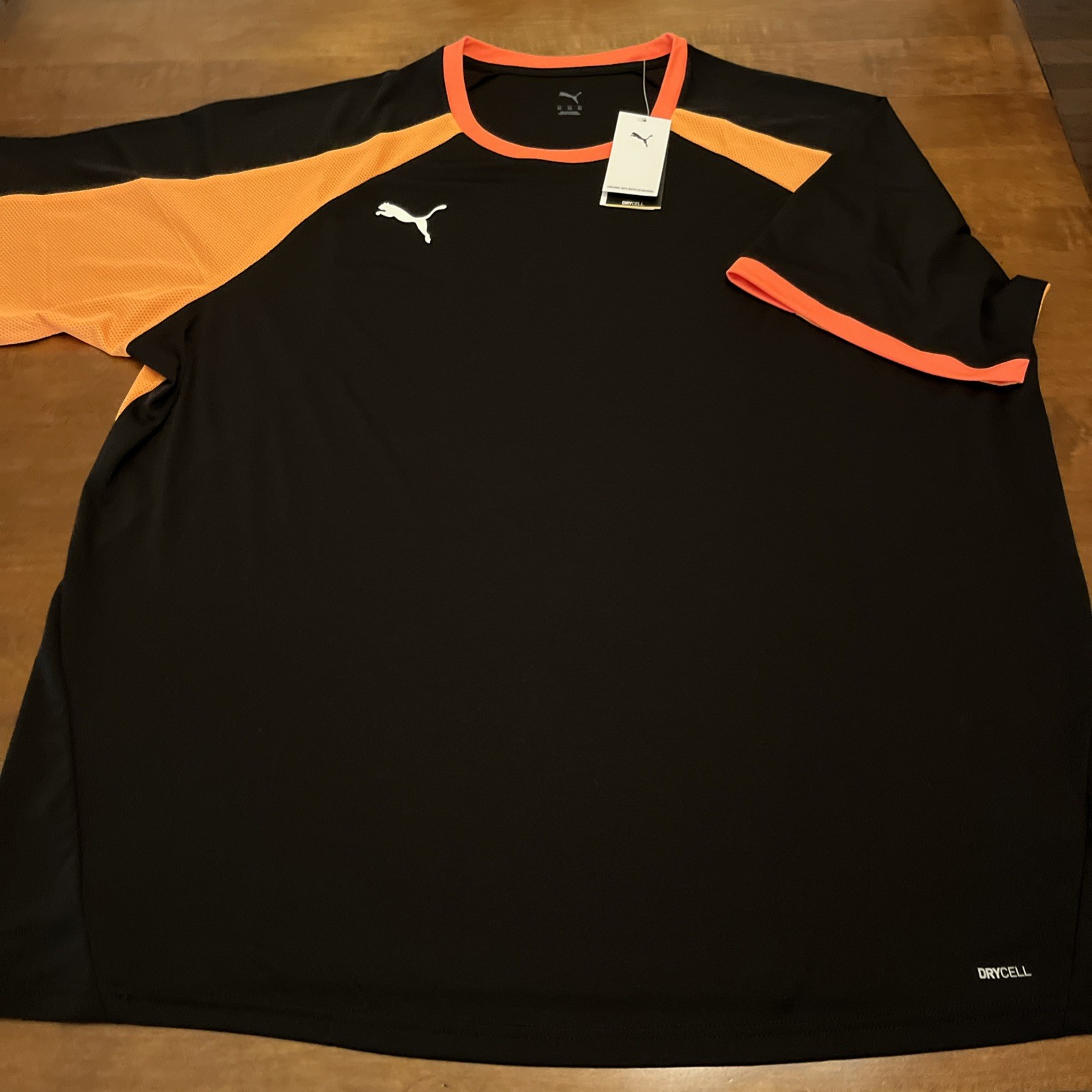 Puma LIGA Jersey Medium Black-Heat-Fire Med M