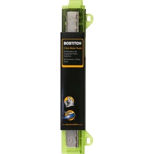 Bostitch Binder 3-Hole Punch 5-Sheet Capacity Assorted Colors Office School Home