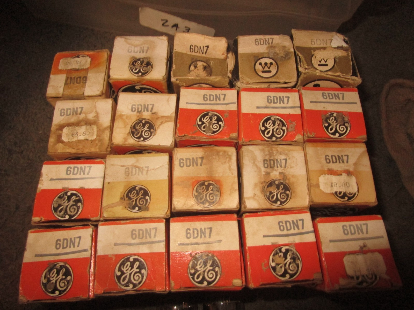 (20) + NOS NIB  GE & Other 6DN7  Ham  Radio  Audio   Tubes