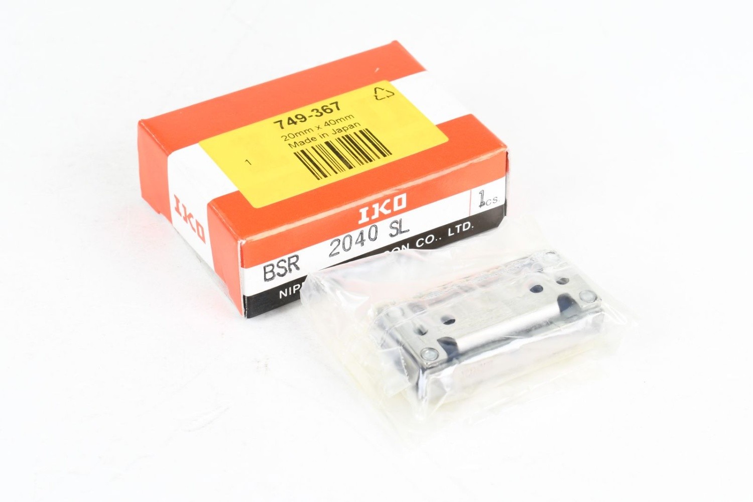 IKO BSR 2040 SL, 20mmx40mm, Linear Slide Unit