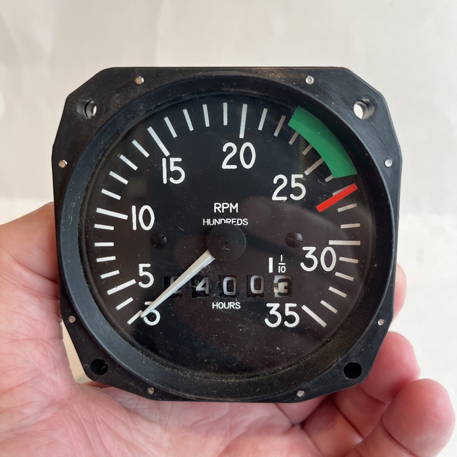 MITCHELL MECHANICAL RECORDING TACHOMETER P/N D1-112-512