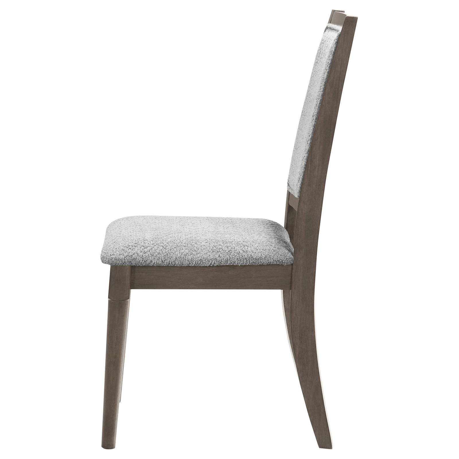 Onslow Upholstered Dining Side Chair Dark Brown