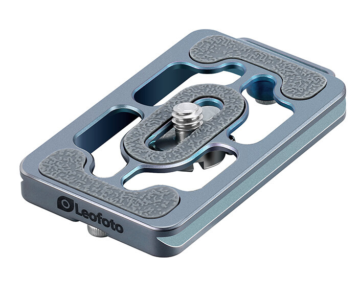 【Leofoto USA Dealer】Leofoto NP-65T Titanium 65mm titanium alloy plate (Blue)