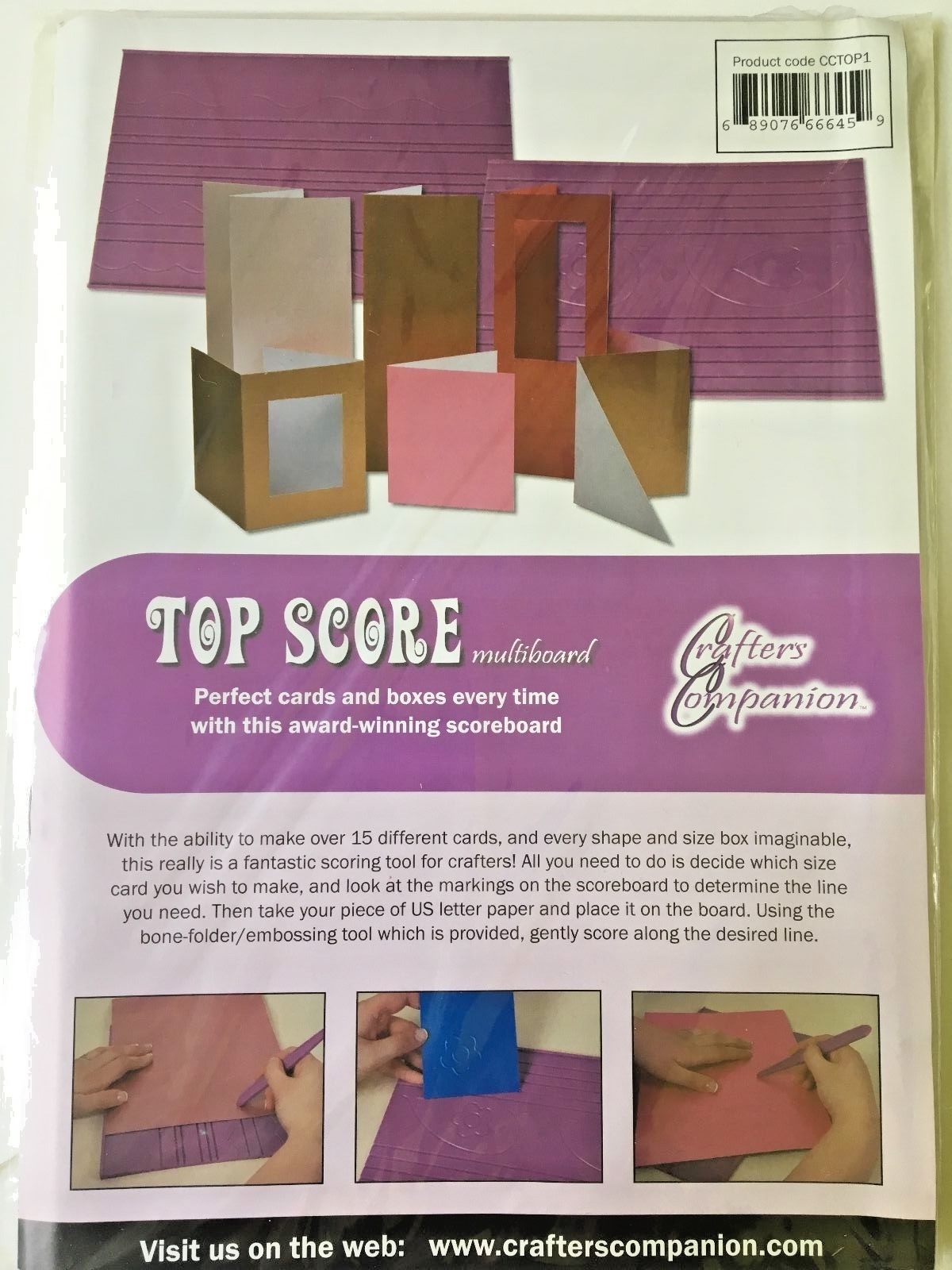 Crafter's Companion - TOP SCORE MULTIBOARD - For Cards + Boxes NEW SEALED