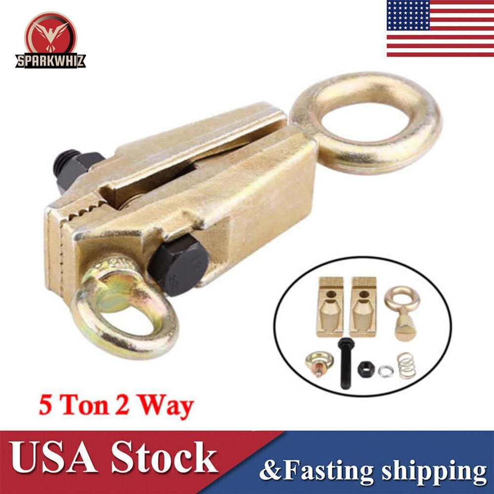 Self-Tightening 5 Ton 2 Way Auto Body Repair Pull Clamp Frame Back Dent Puller