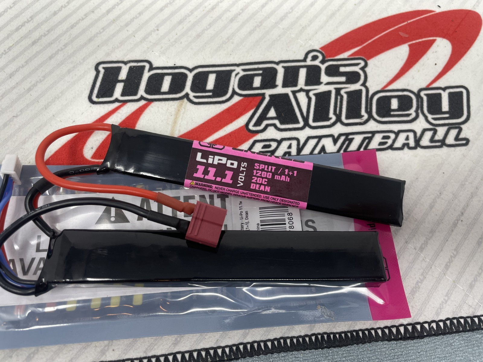 Air Raid 11.1V LIPO 1200mAh 20C Dean Split Battery