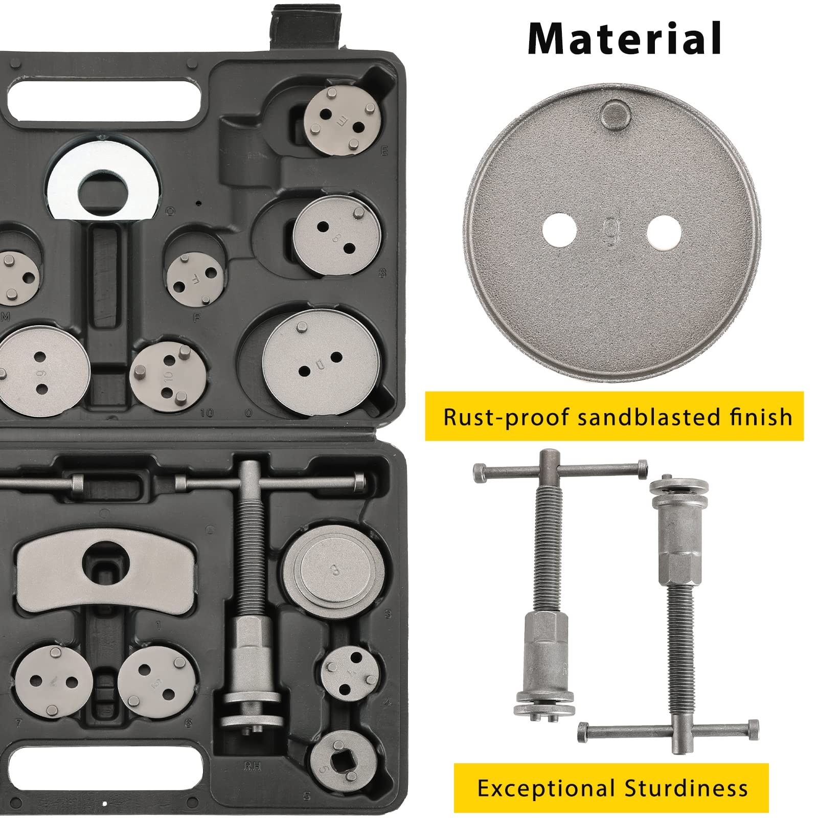 Acymner Brake Bleeder and Caliper Tool Kit | Comprehensive 40PCS Set for...