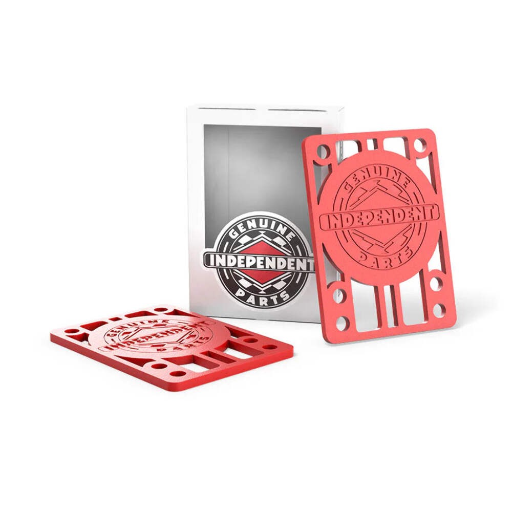 Independent Genuine Parts Risers Red 1/8"