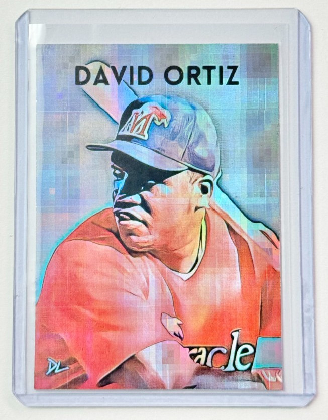 David Ortiz Limited Artist Signed "Fort Myers Miracle" Refractor Card 1/1