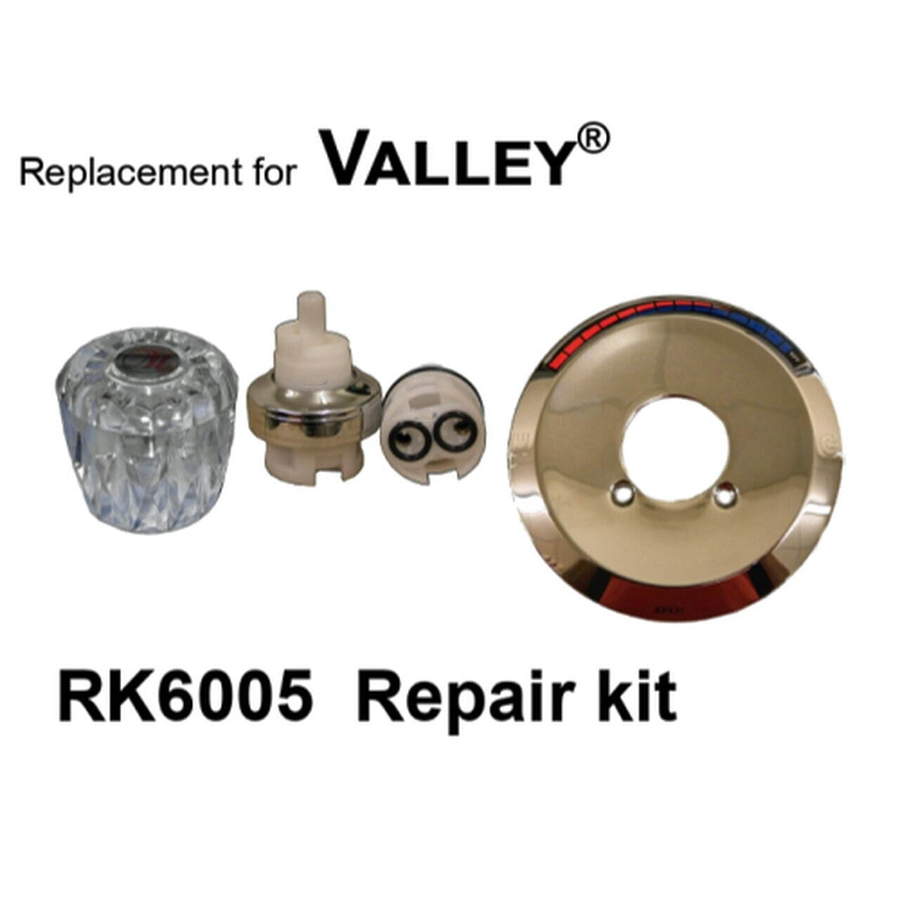 Valley Single Lever Trim Kit Chrome Plated