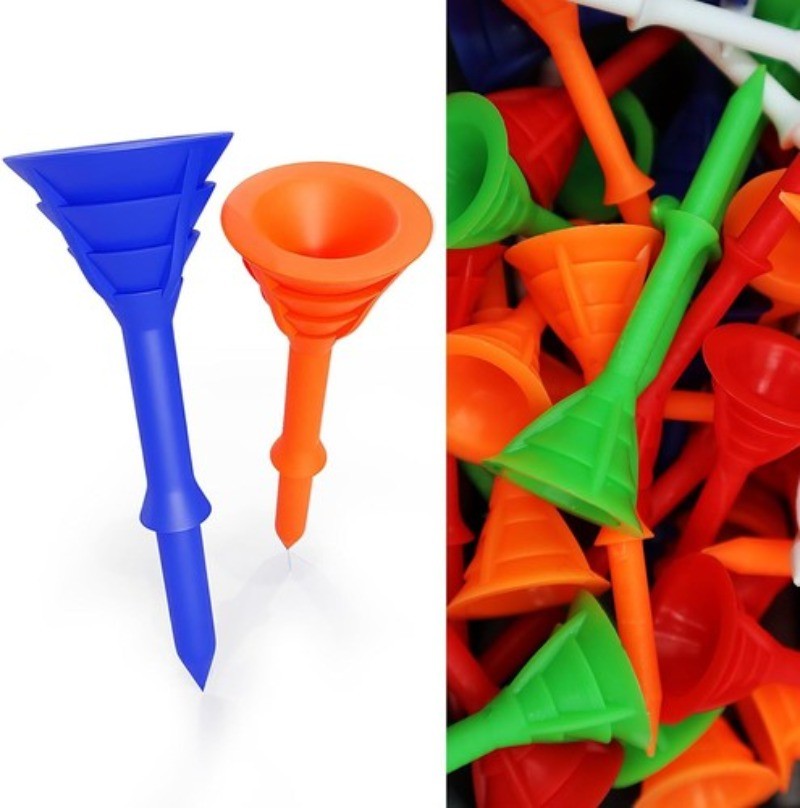 Premium Golf Tees Plastic Long Tees 3 1/4",Durable Low Friction 120 Pack