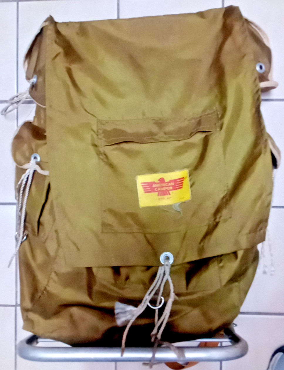 AMERICAN CAMPER Backpack RARE 1970's 979 4p Japan VTG COLLECTABLE Display/Use