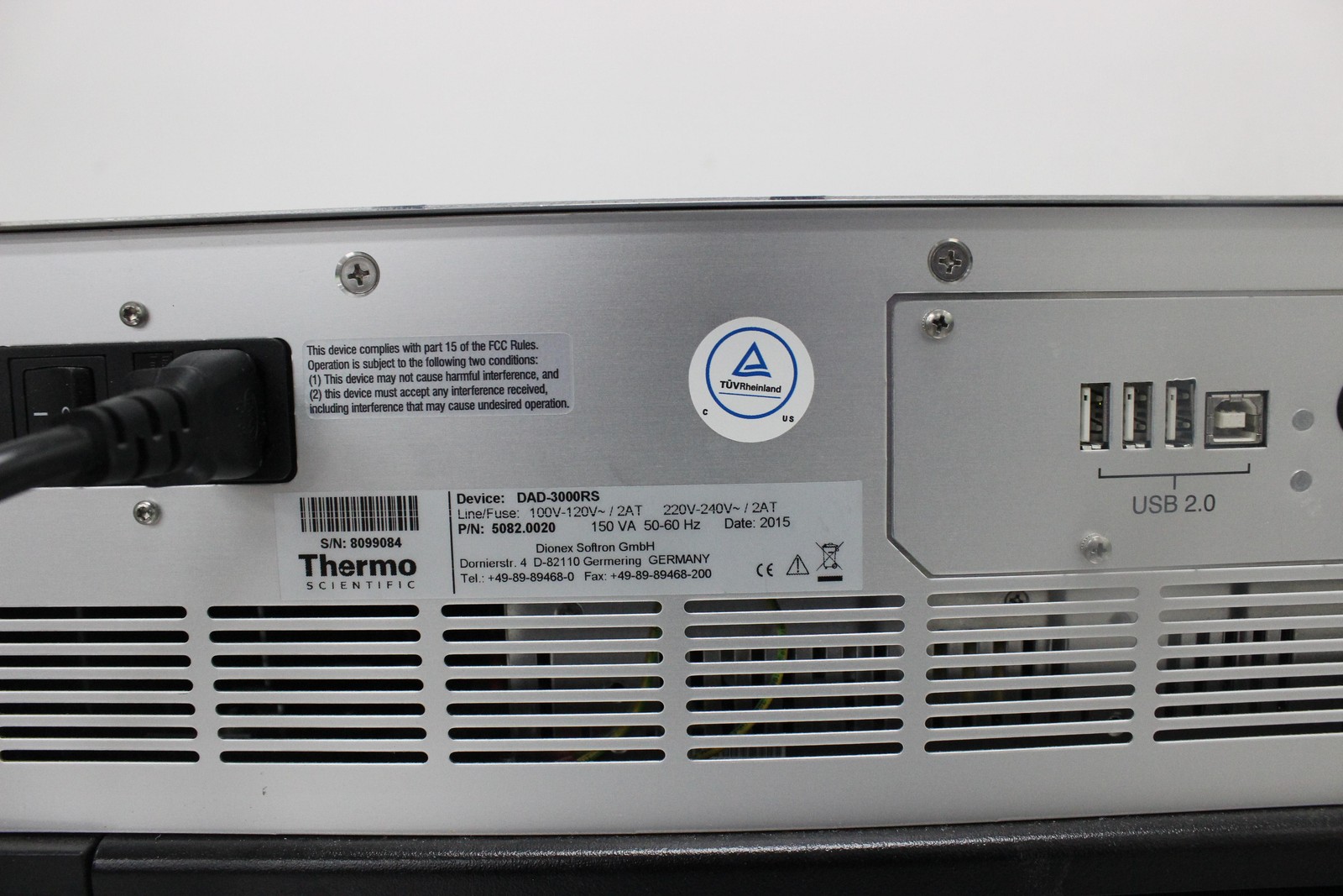 Thermo Scientific DAD-3000RS Diode Array Detector 200 Hz HPLC/UHPLC (3375500)