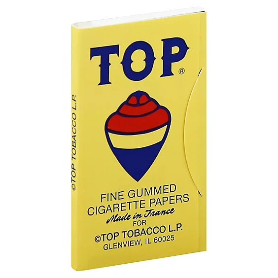 Top Rolling Papers Fine Gummed Cigarette Papers (24 Booklets)