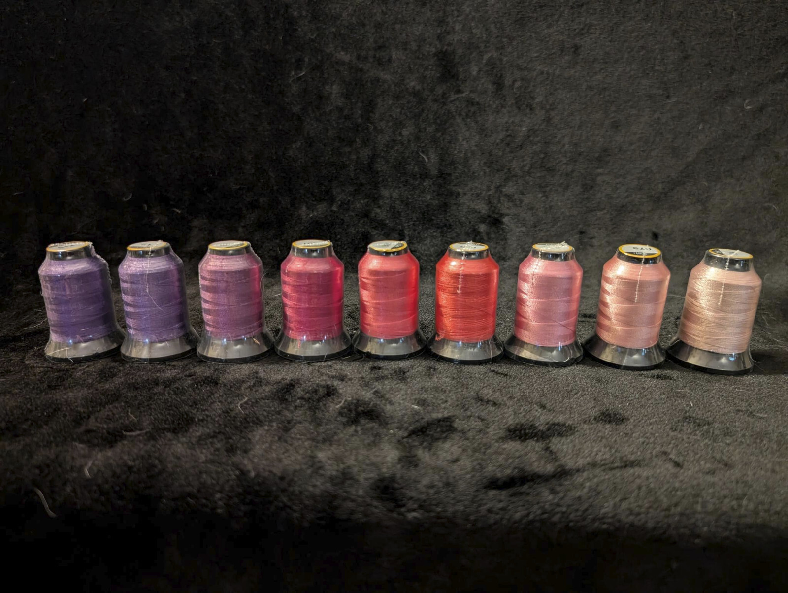 NEW Machine Embroidery Thread NEW Shades of Pink and Purple Lot of 9