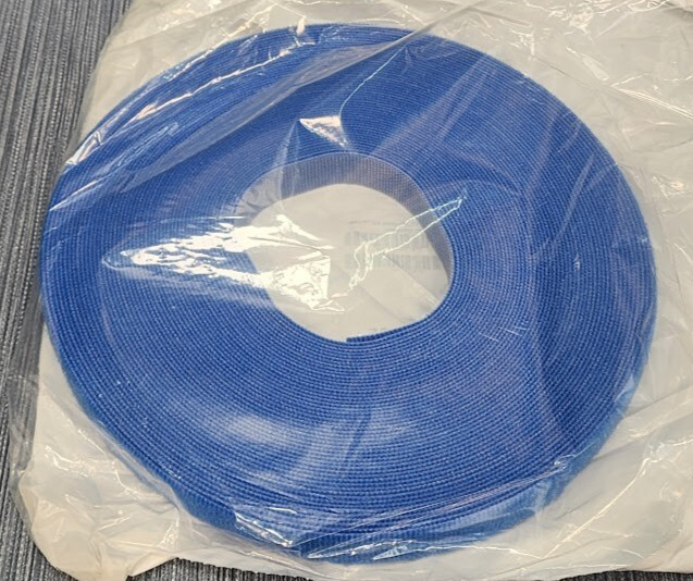 25 Yards Hook-And-Loop 176062 One-Wrap Strap 3/4" Royal Blue 155