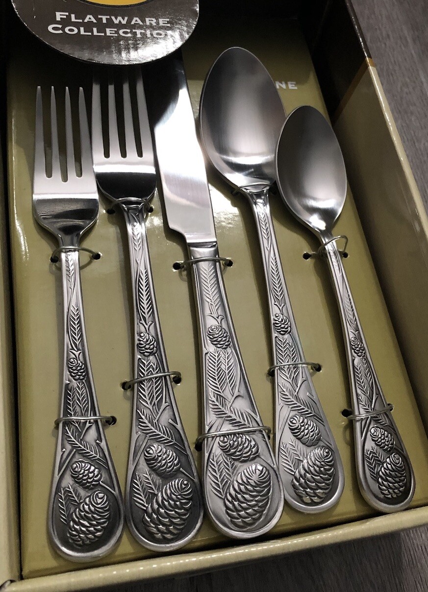 CAMBRIDGE - PINE CONE - Stainless Flatware Silverware - YOU CHOOSE CHOICE - NEW*