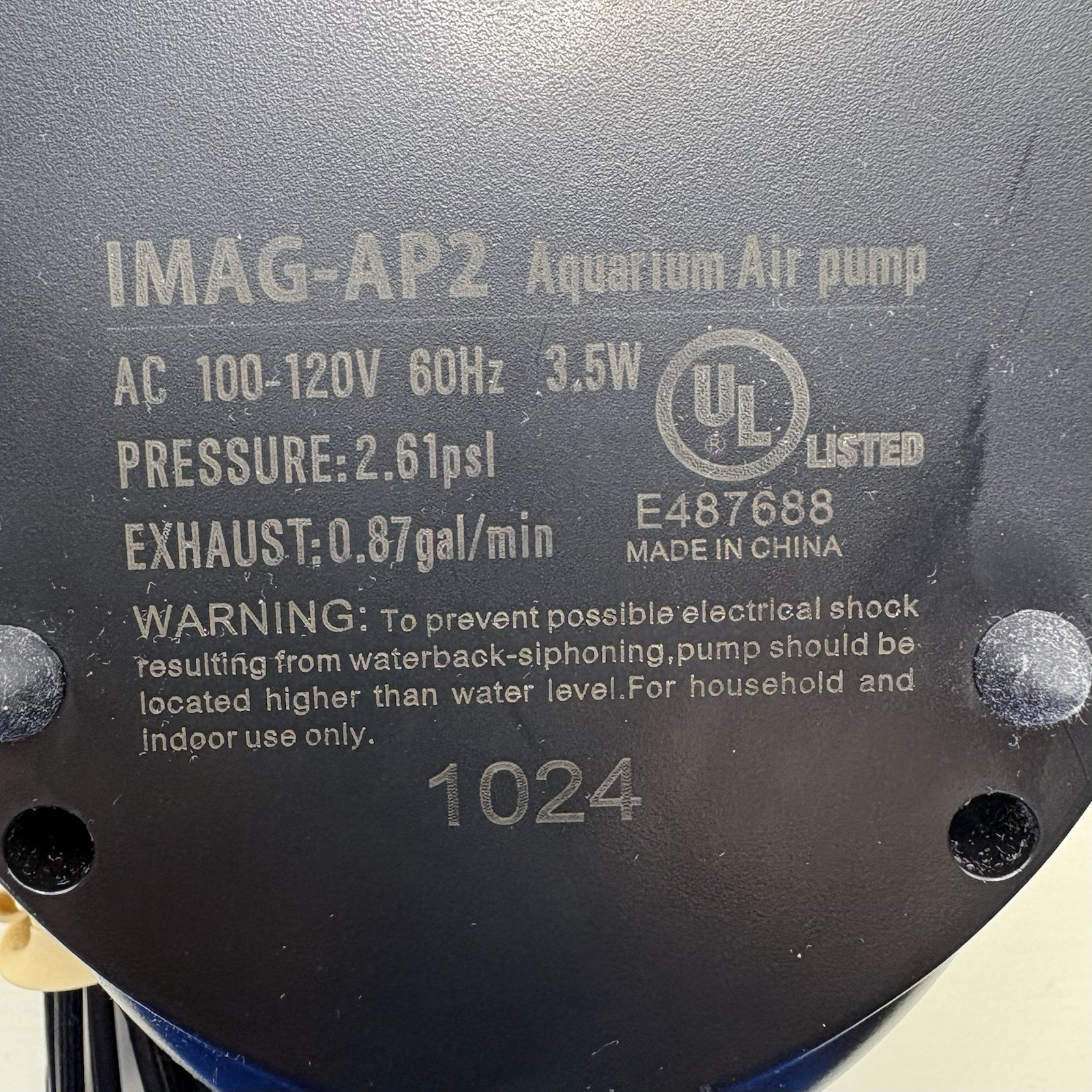 Imagitarium IMAG AP2 3.5 Watt Aquarium Pump