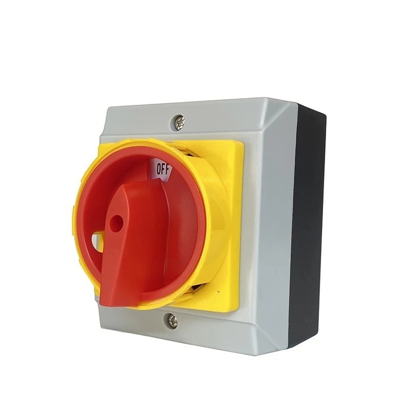 32A Isolator Switch 690V 3 Phase ON OFF Rotary Padlock Waterproof YMD11-32D
