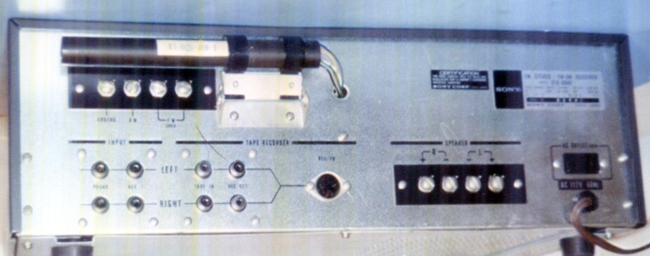 Sony Model STR-6040 AM FM Stereo Receiver Tested Works