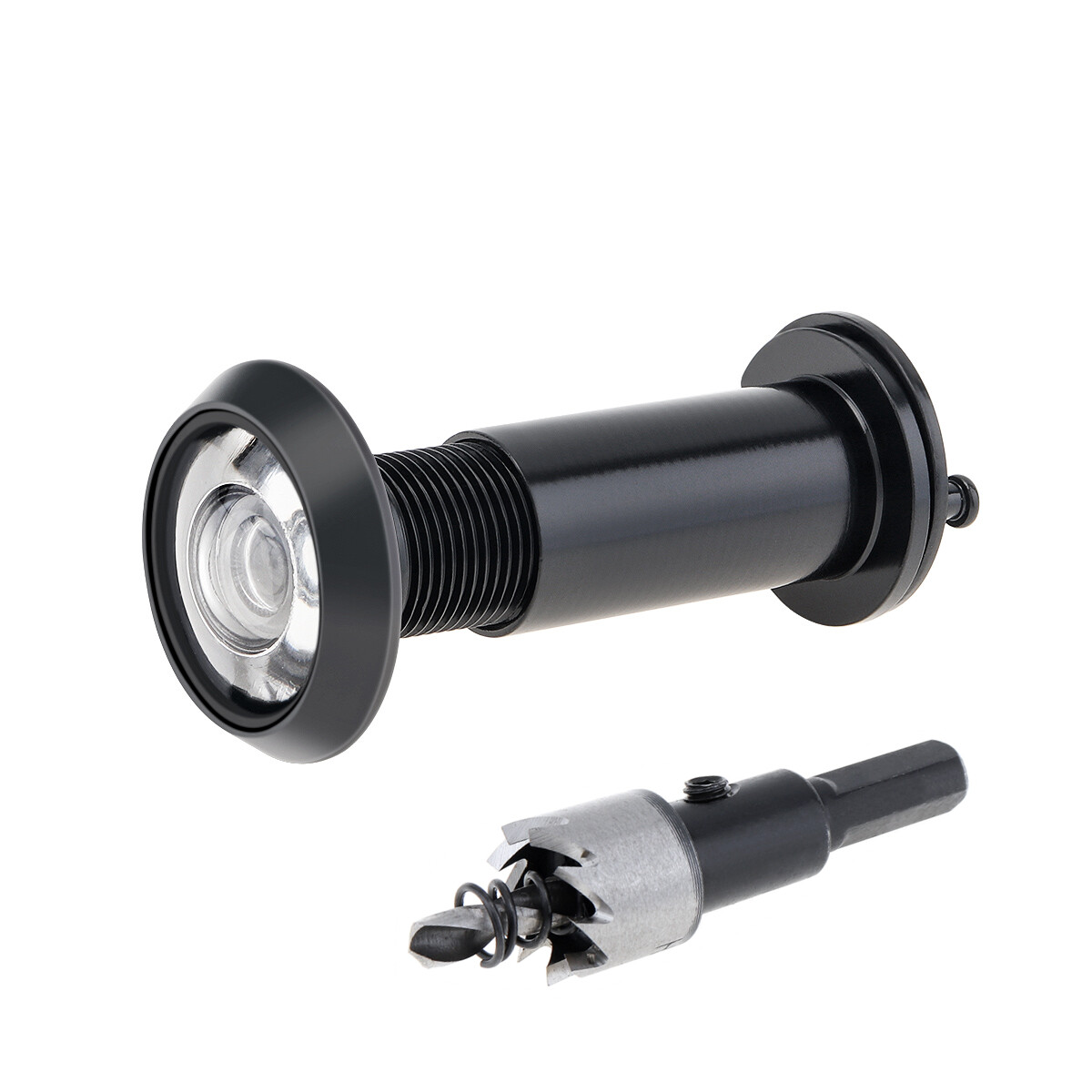 Wide Angle Peephole 200 Degree Door Viewer Drill Bit Set For Home/Office/Hotel