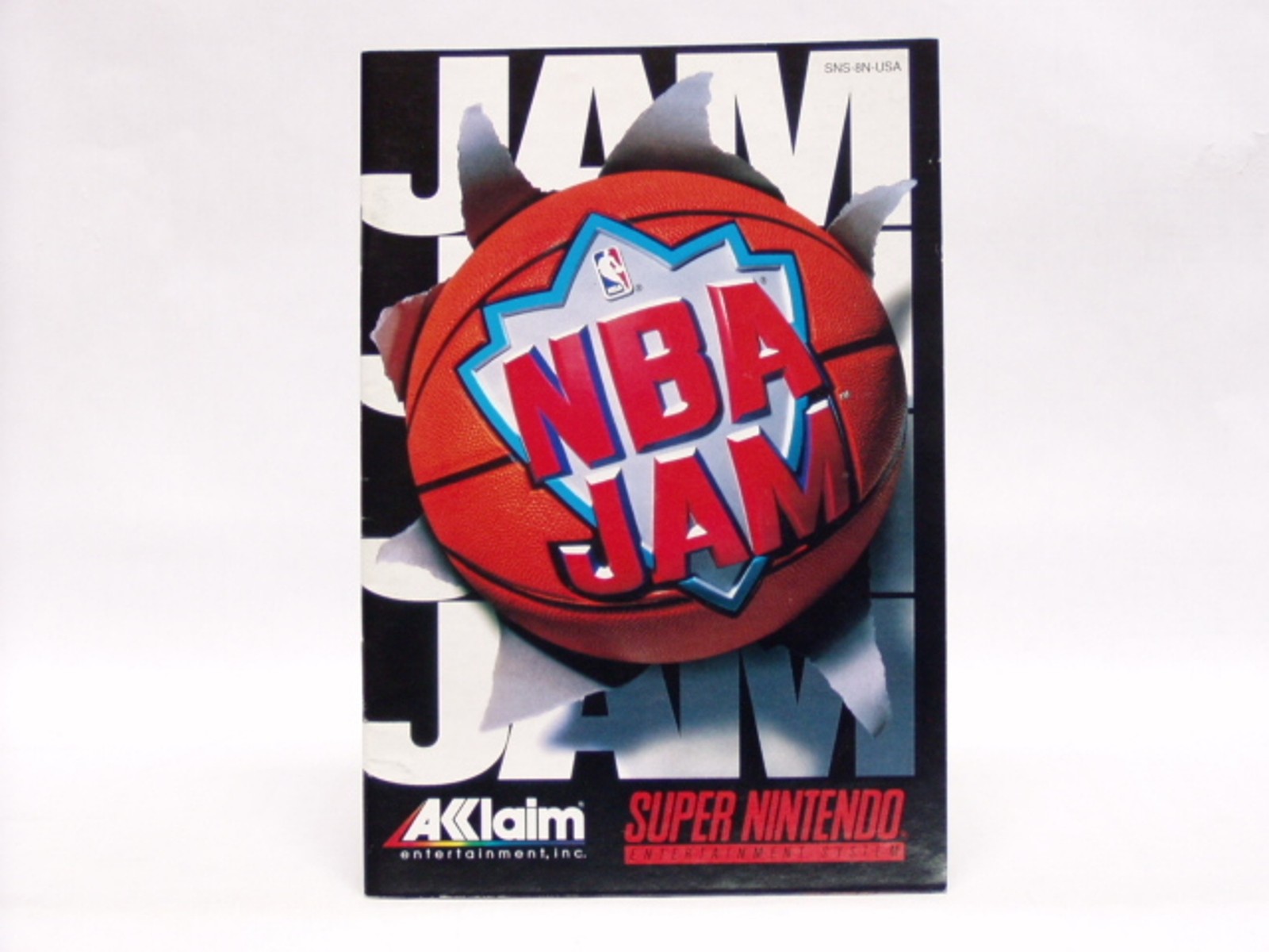 Both NBA JAM and NBA JAM T.E. Manuals SNES SUPER NINTENDO