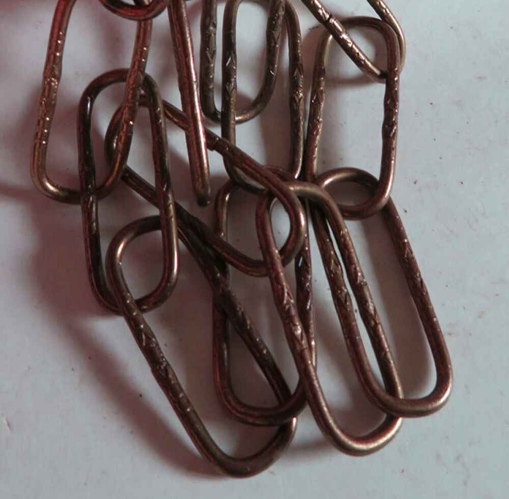 4FT - 27 links Copper tone ornate chain for Vintage hanging lamp chandelier part