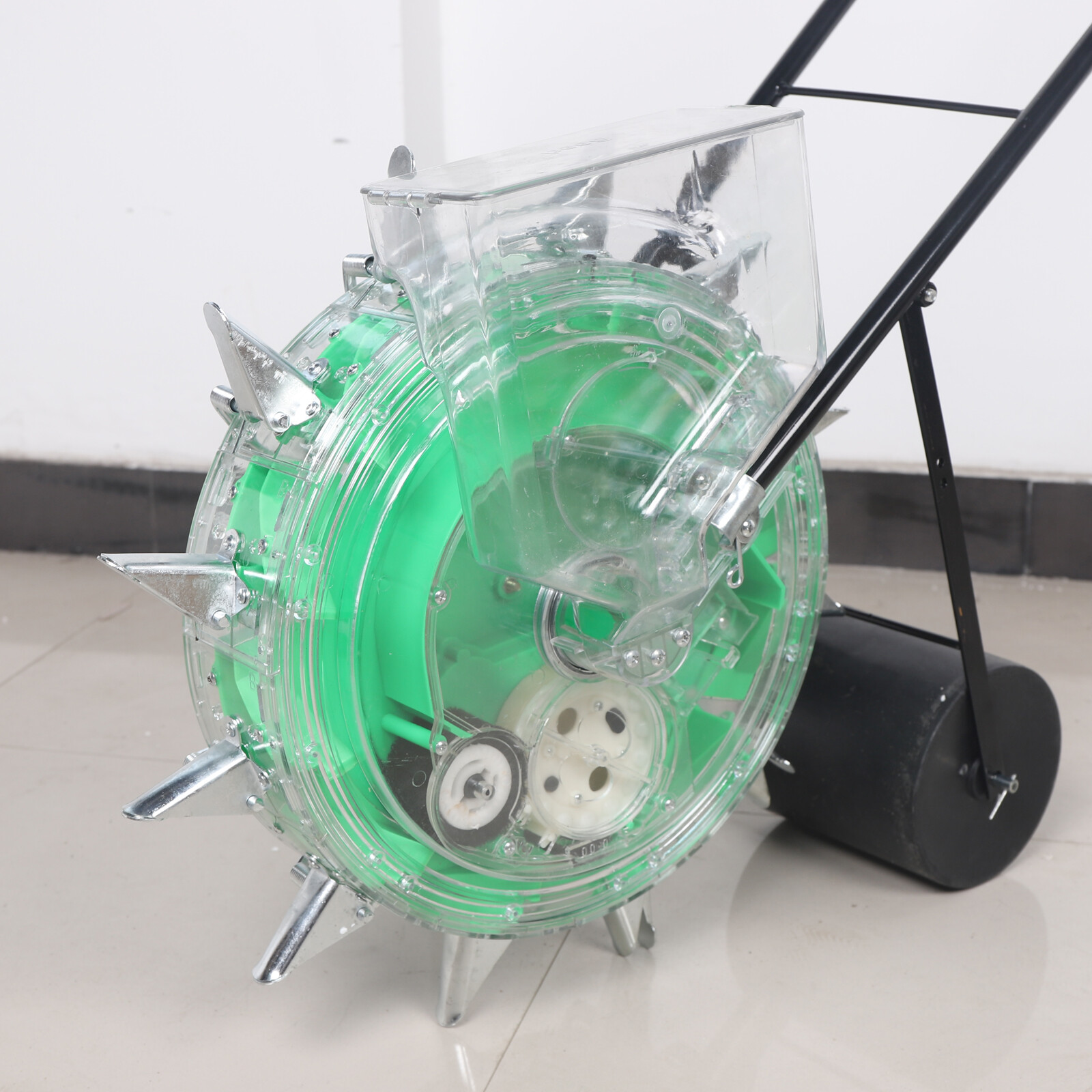Hand Push Roller Seeder Manual Seeding Machine Soy Corn Carousel Seed Planter