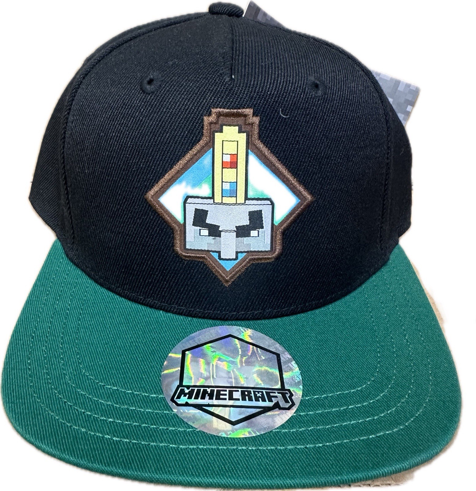 Baseball Cap - Minecraft Dungeons - Master Logo Snap-Back Hat NEW Licensed