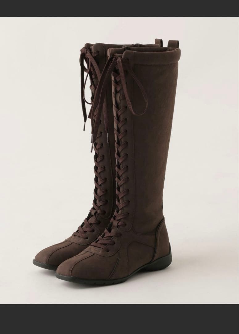 Heagker Lace-Up Boxing Boots - Brown