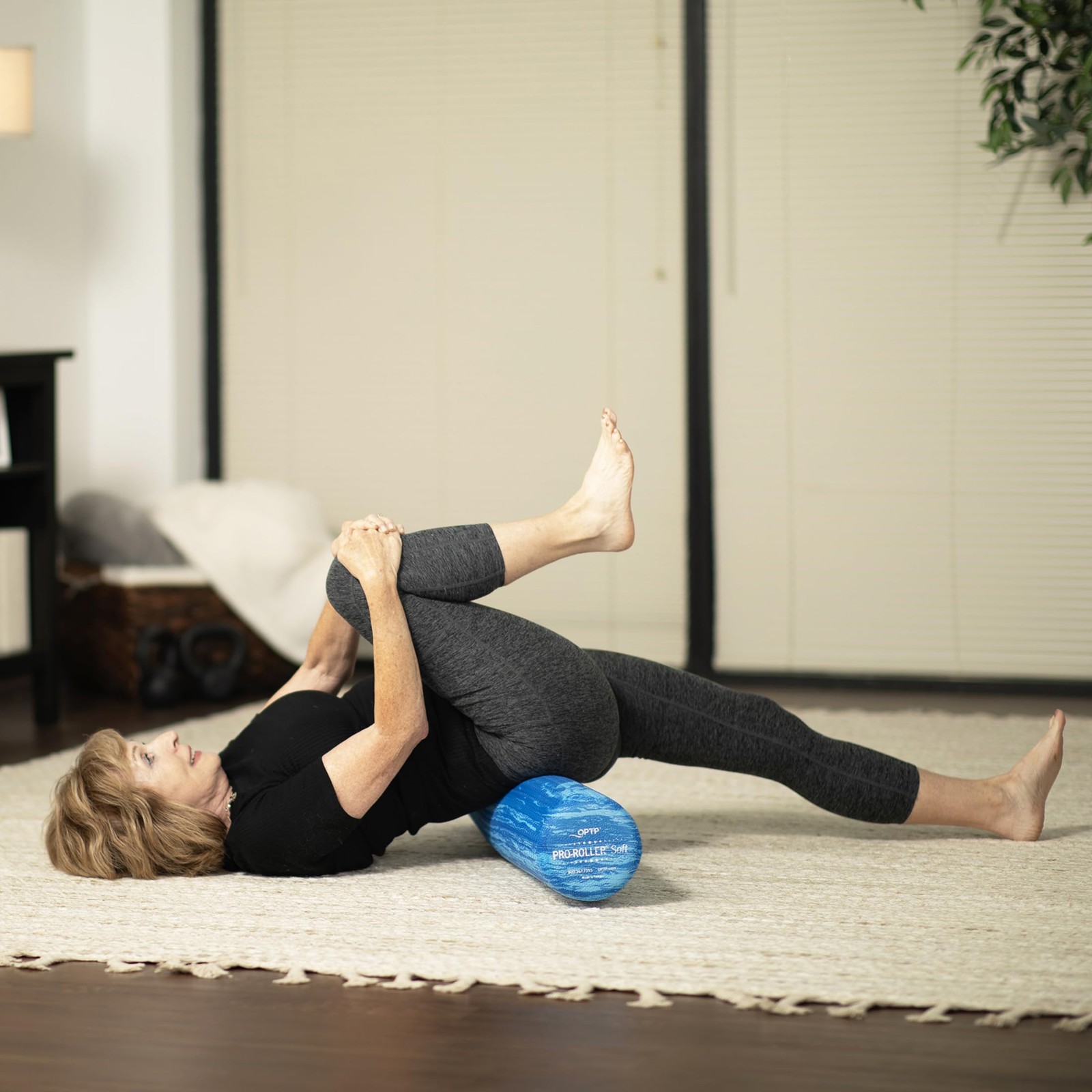Pro-roller Soft Density Foam Roller – Round, Blue, 36" X 6" | Soft Foam Roller