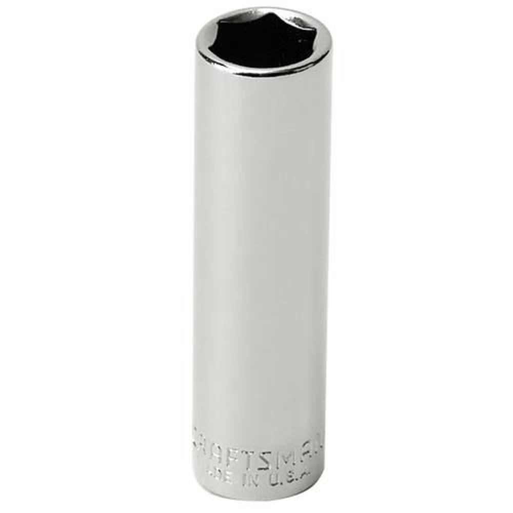 Craftsman 6 pt 3/8" Drive Standard Metric SAE Inch DEEP socket CHOOSE SIZE