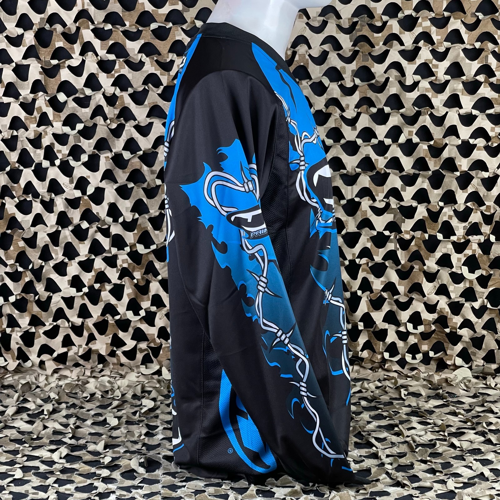 NEW JT Barbed Wire Paintball Jersey - Blue - Medium