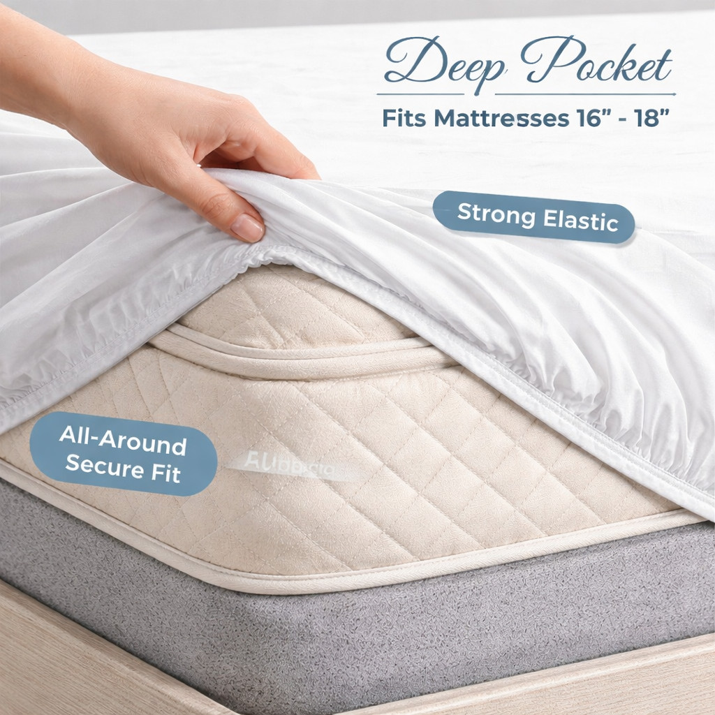 Full Sheet Set White 4 Piece Microfiber Sheets Deep Pocket Wrinkle Free Bedding