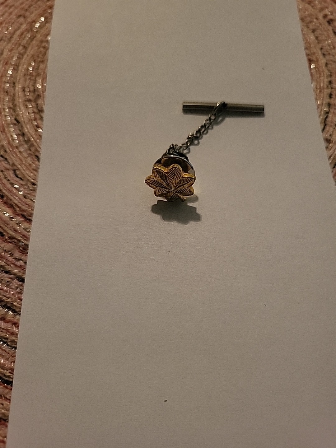 Army/AF/Marines Major(Navy Lt CMD)Tie Tack. Complete