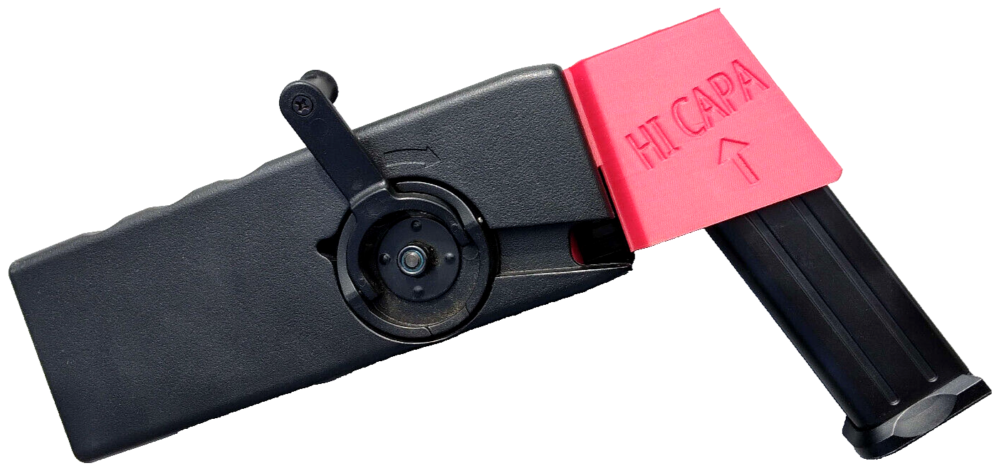 Airsoft Hi Capa Pistol GBB Odin Speedloader Adapter (Red)