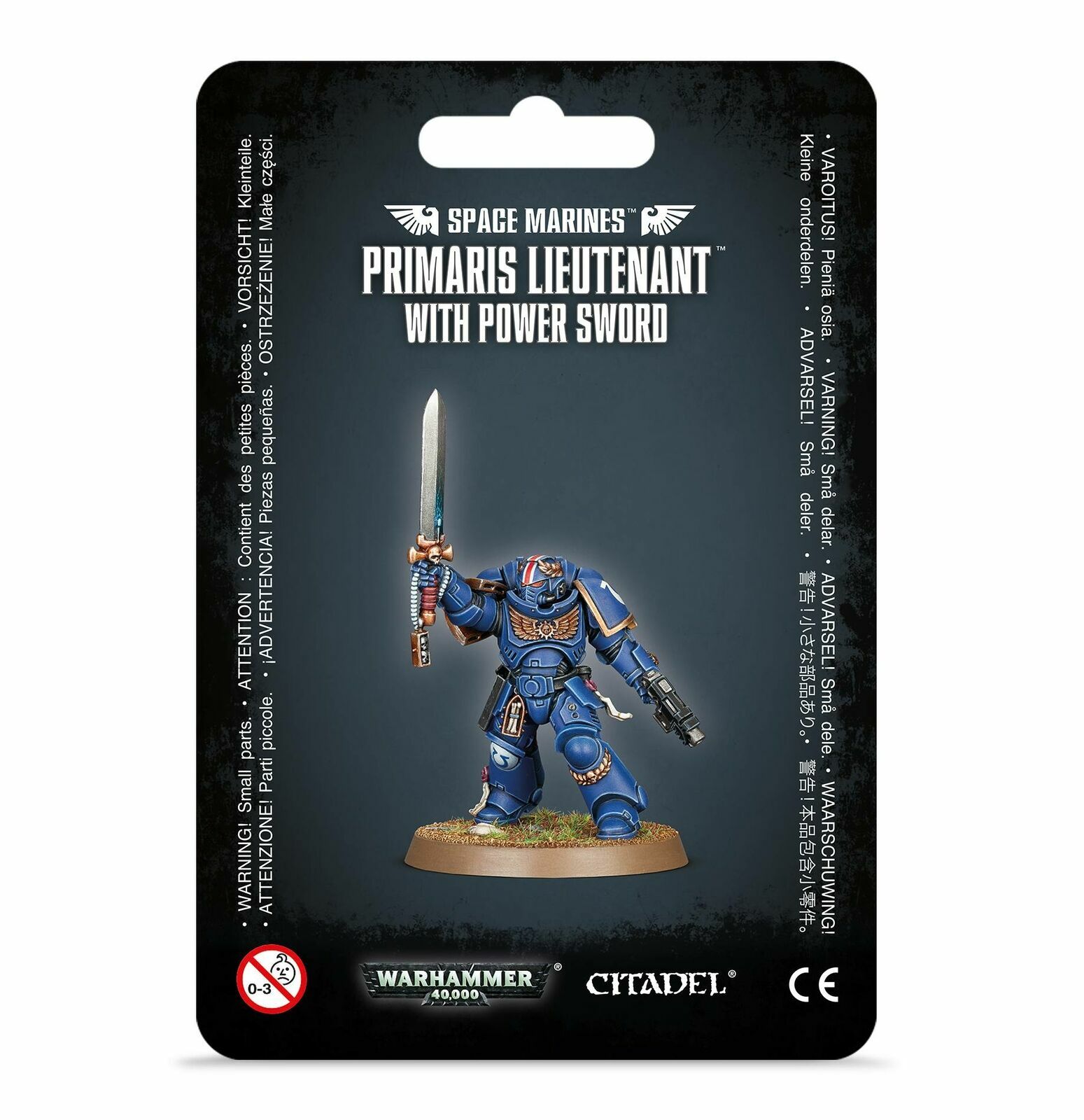 Space Marines Primaris Lieutenant with Power Sword - Warhammer 40k - New! 48-84C