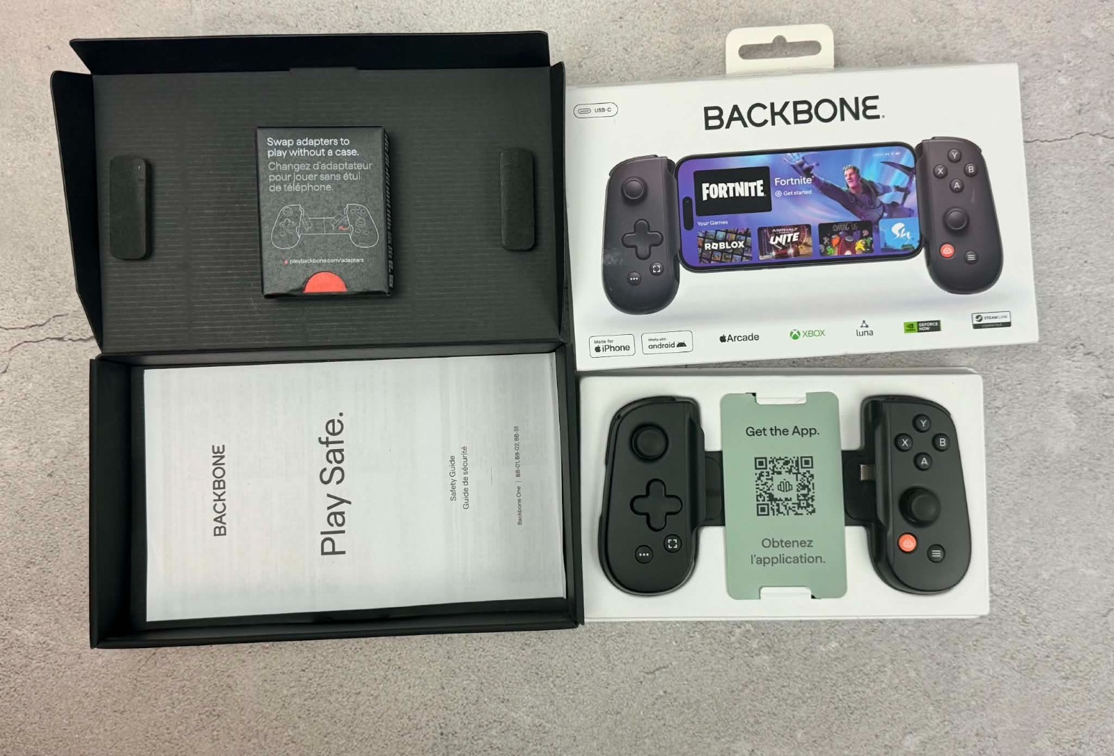 Backbone USB-C Mobile Gaming Controller (BB-51-P-BRW) - Black
