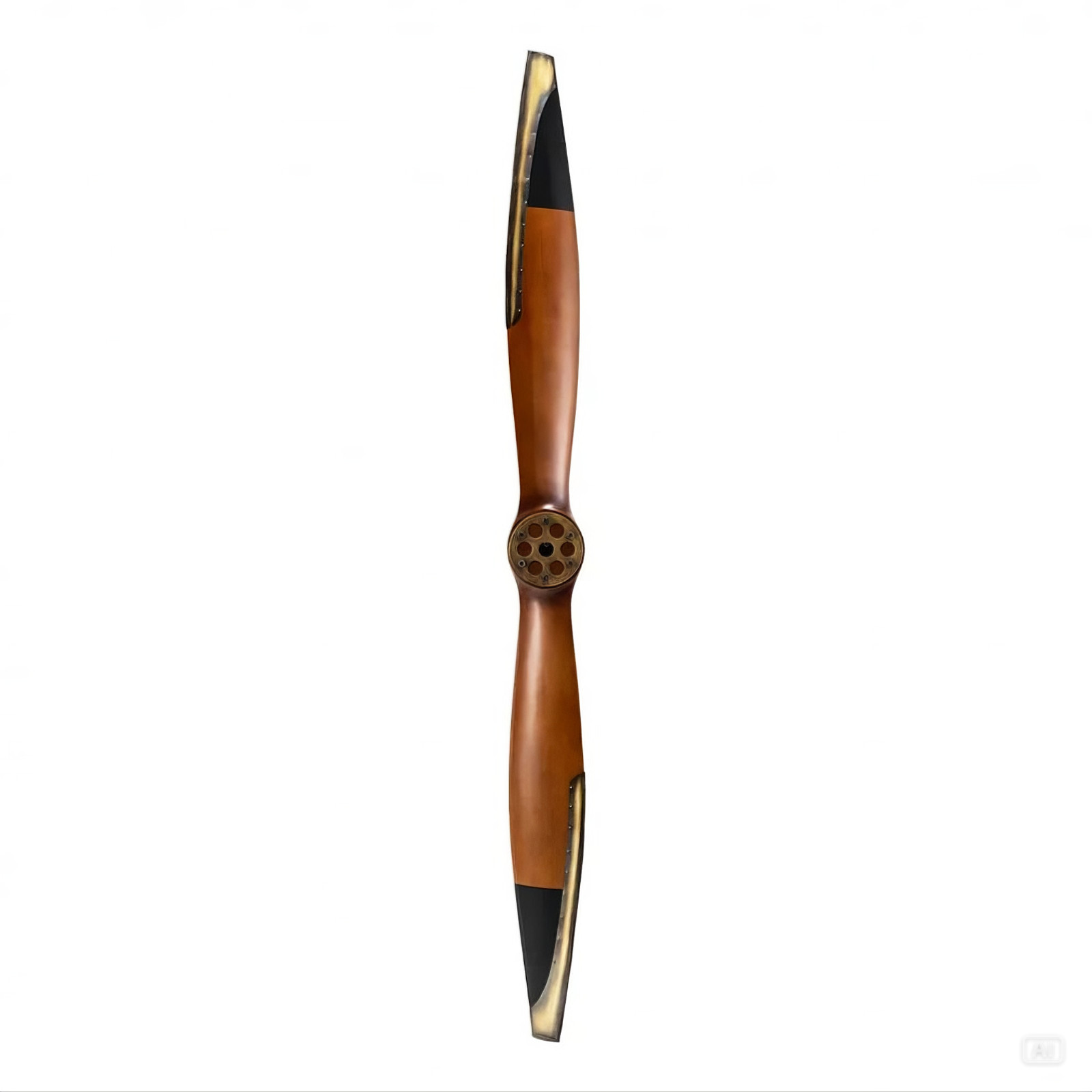 Airplane Wooden Propeller Vintage Wall Decor Large Black Pilot Aviation Gift New