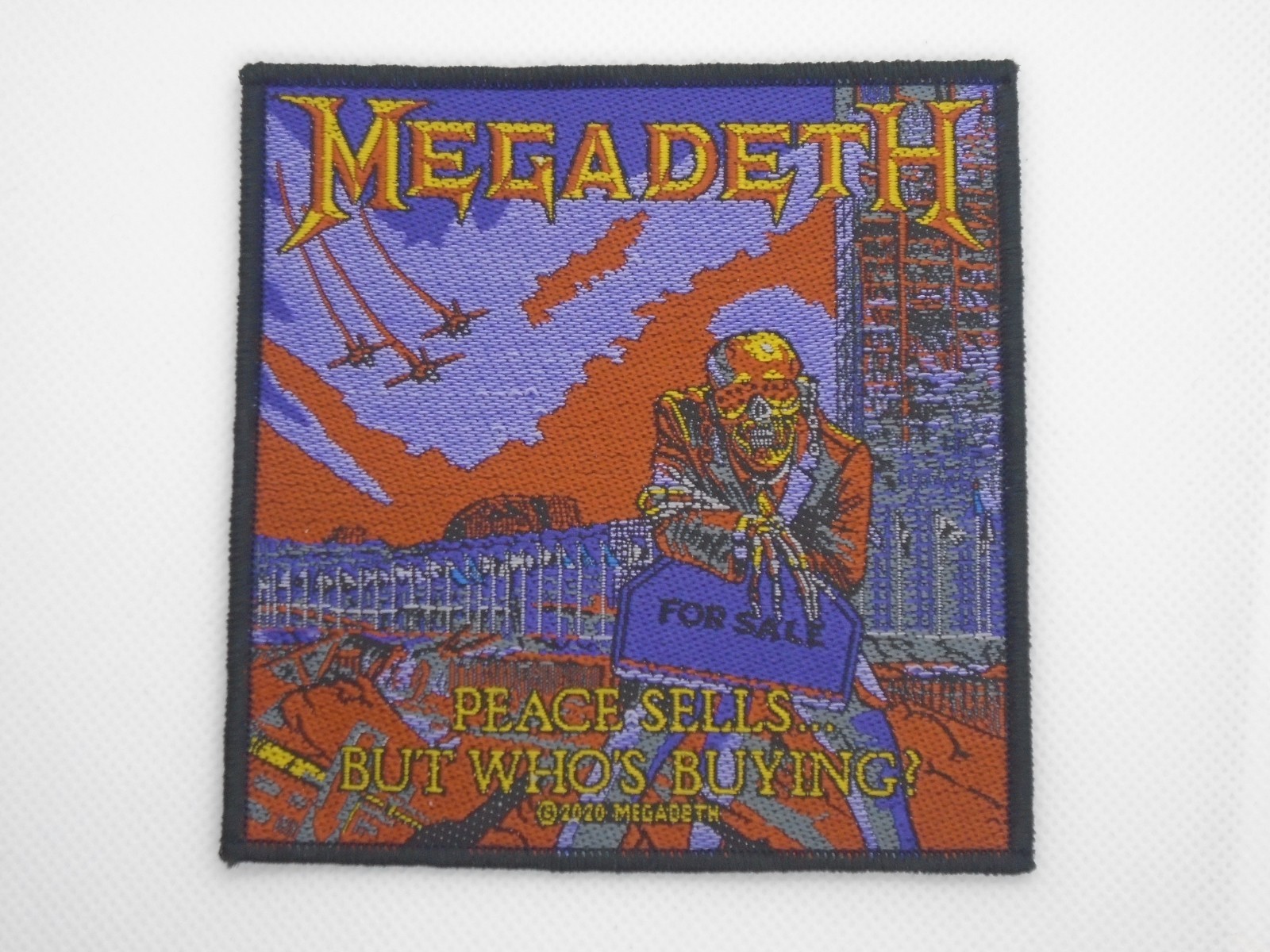 MEGADETH PEACE SELLS BUT WHO'S BUYING? WOVEN PATCH