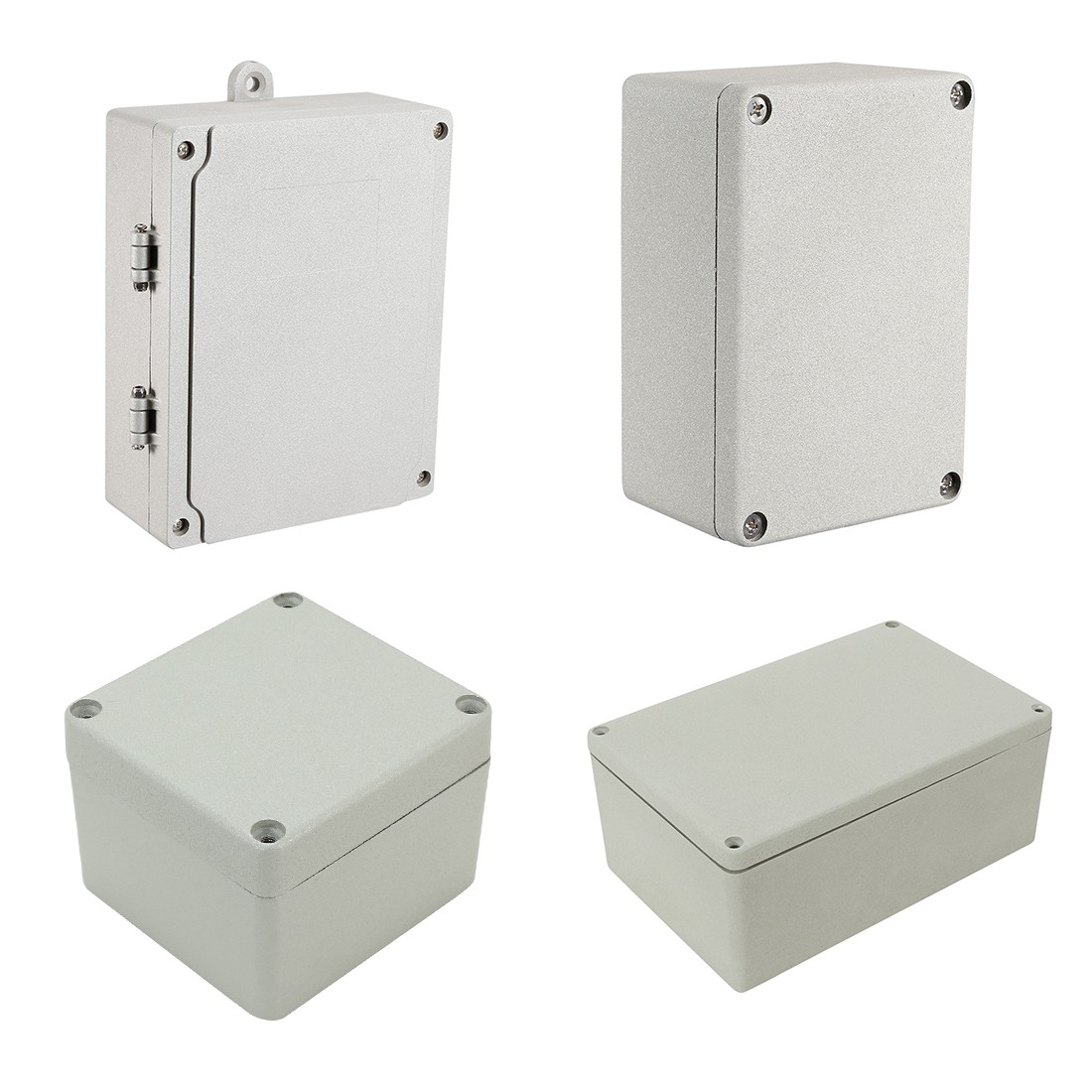 Various Sizes Metal Aluminum Junction Box Universal Electric Project Enclosure