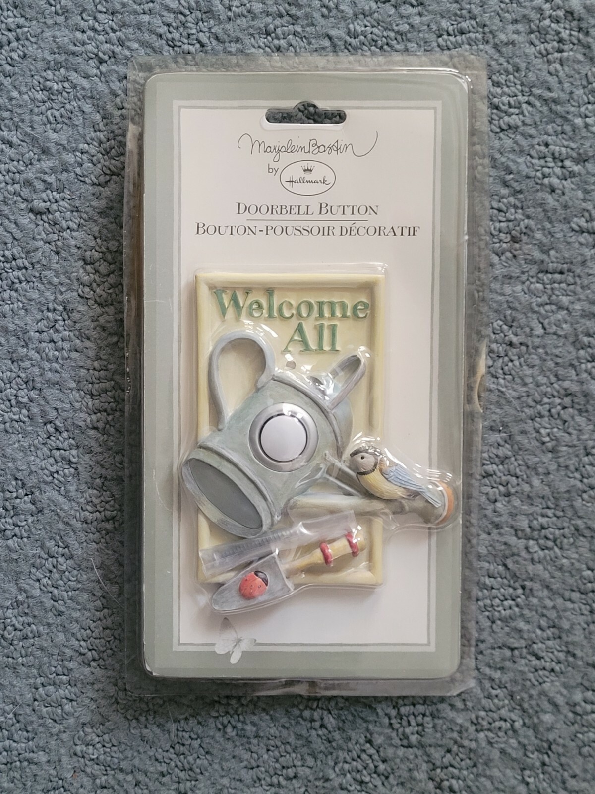 MARJOLEIN BASTIN BY HALLMARK DOORBELL BUTTON ( NEW )