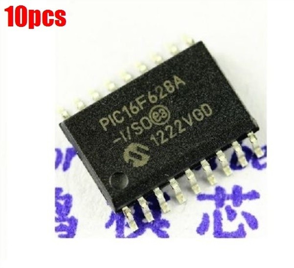10pcs PIC16F628A-I/SO Mcu 2KX14 Eeprom 18Sic New Ic tm *tn